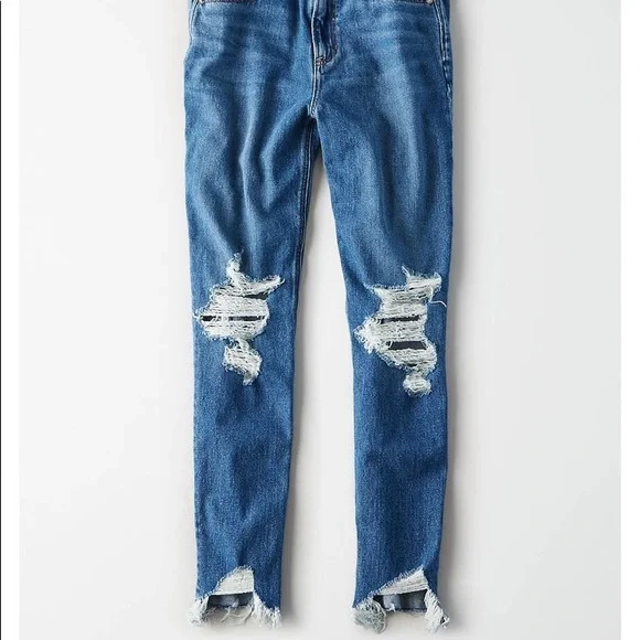American Eagle distressed mom jeans - Picture 7 of 9
